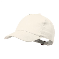 Casquette publicitaire 5 panneaux coton recyclé boucle métal BOSS DAY