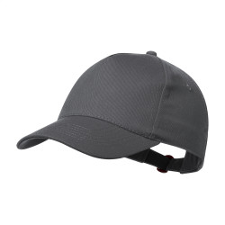 Casquette publicitaire 5 panneaux coton recyclé boucle métal BOSS DAY