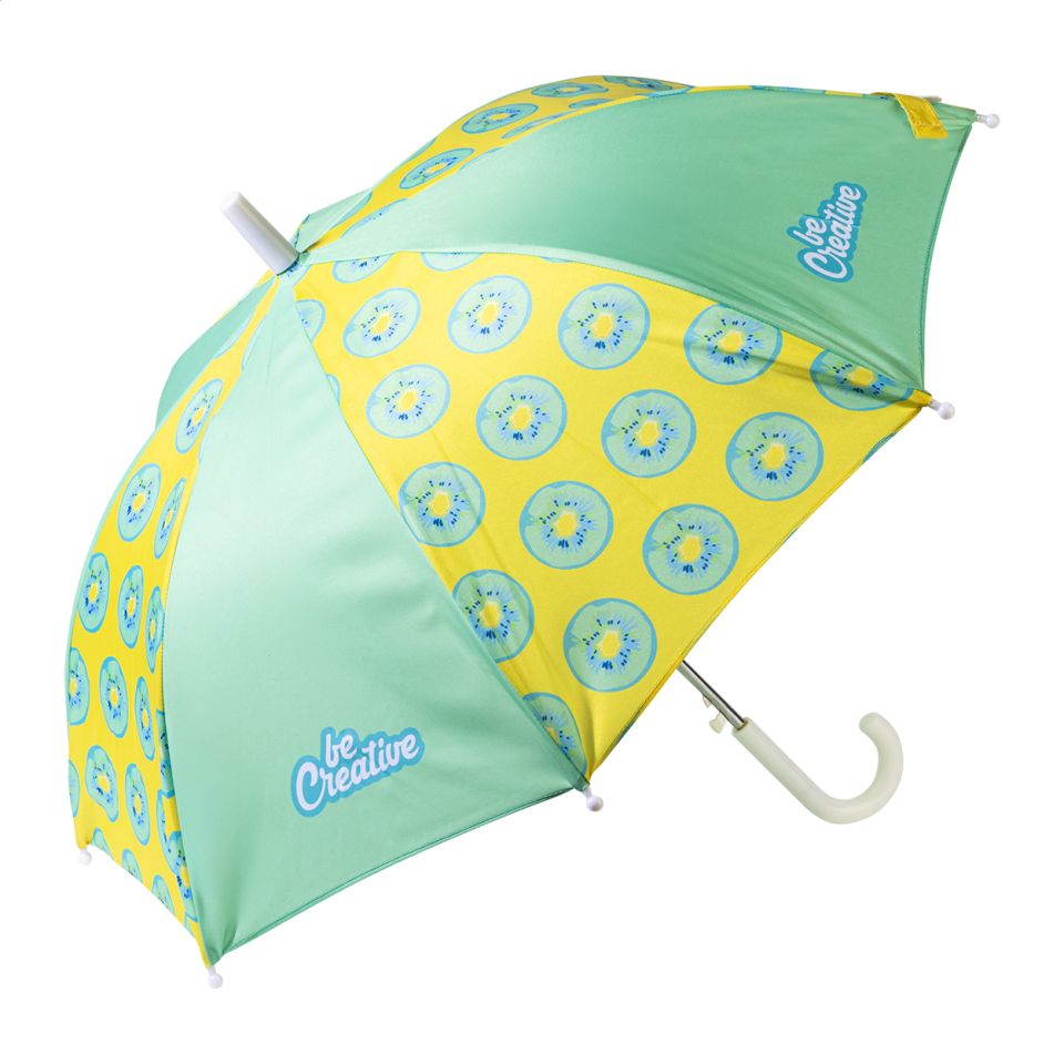 Parapluie personnalisé enfant sur mesure en RPET fabriqué en Europe