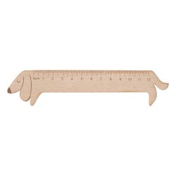 Règle en bois personnalisée forme amusante pour enfant fabriquée en Europe