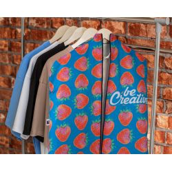 Housse publicitaire à vêtements RPET totalement fabriqué en Europe