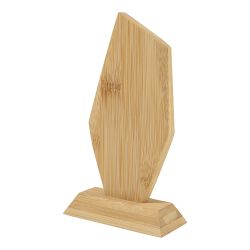 Trophée en bambou personnalisé forme angulaire Express