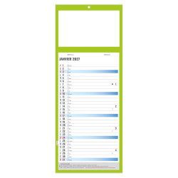 Calendrier personnalisé fabriqué en France 12 feuillets Simple