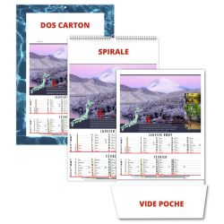 Calendrier personnalisable fabriqué en France 1 Vue Léo