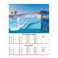 Calendrier personnalisable fabriqué en France 1 Vue Léo
