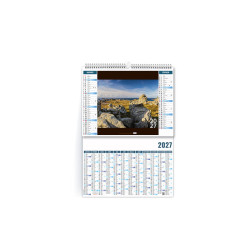 Calendrier personnalisable fabriqué en France Calme 2 en 1