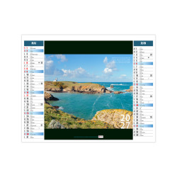 Calendrier personnalisable fabriqué en France Calme 2 en 1