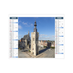 Calendrier personnalisé Histoire 2 en 1