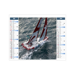 Calendrier personnalisable fabriqué en France Marin 2 en 1