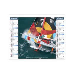 Calendrier personnalisable fabriqué en France Marin 2 en 1