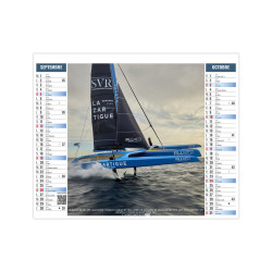 Calendrier personnalisable fabriqué en France Marin 2 en 1