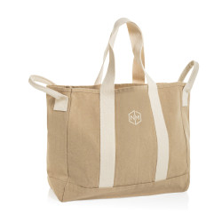 Sac publicitaire de plage en toile recyclée 400g/m² BEAU AWARE™