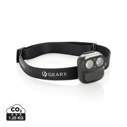 Lampe publicitaire frontale avec capteur de mouvement en ABS RCS Gear X