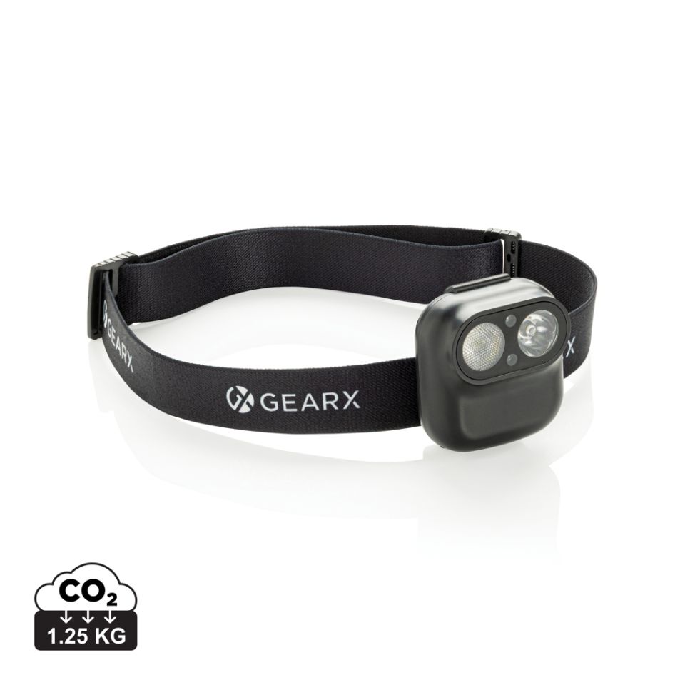 Lampe publicitaire frontale avec capteur de mouvement en ABS RCS Gear X