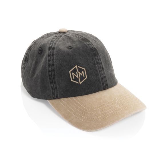 Casquette publicitaire à 6 panneaux en coton sergé bicolore BEAU AWARE™