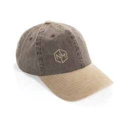 Casquette publicitaire à 6 panneaux en coton sergé bicolore BEAU AWARE™