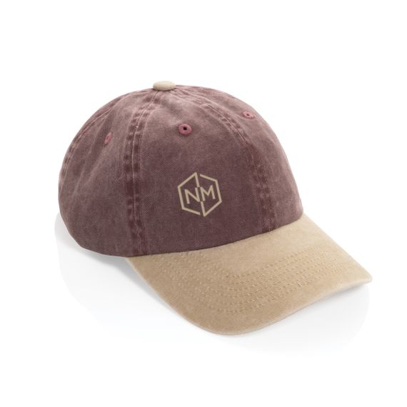 Casquette publicitaire à 6 panneaux en coton sergé bicolore BEAU AWARE™