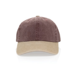 Casquette publicitaire à 6 panneaux en coton sergé bicolore BEAU AWARE™