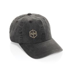 Casquette publicitaire à 6 panneaux en coton sergé délavée BEAU AWARE™