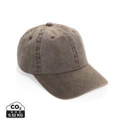Casquette publicitaire à 6 panneaux en coton sergé délavée BEAU AWARE™