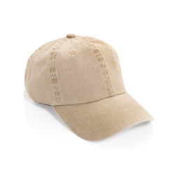 Casquette publicitaire à 6 panneaux en coton sergé délavée BEAU AWARE™