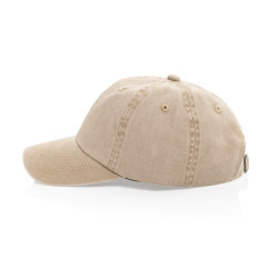 Casquette publicitaire à 6 panneaux en coton sergé délavée BEAU AWARE™