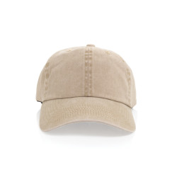 Casquette publicitaire à 6 panneaux en coton sergé délavée BEAU AWARE™