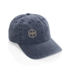 Casquette publicitaire à 6 panneaux en coton sergé délavée BEAU AWARE™