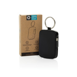 Porte-clés publicitaire powerbank 2000mAh et câbles intégrés Nexo RCS