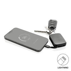 Porte-clés publicitaire powerbank 2000mAh et câbles intégrés Nexo RCS