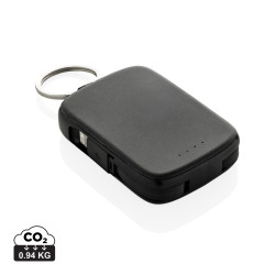 Porte-clés publicitaire powerbank 2000mAh et câbles intégrés Nexo RCS