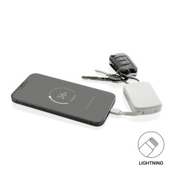 Porte-clés publicitaire powerbank 2000mAh et câbles intégrés Nexo RCS