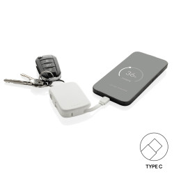 Porte-clés publicitaire powerbank 2000mAh et câbles intégrés Nexo RCS