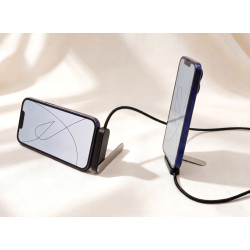 Câble publicitaire Aluvia RCS 65W PD avec support de téléphone réglable