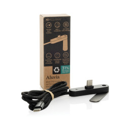 Câble publicitaire Aluvia RCS 65W PD avec support de téléphone réglable