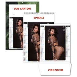 Calendrier personnalisable fabriqué en France 6 feuillets Carmen