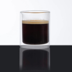 Tasse à cappucino personnalisée en verre double paroi 200 ml