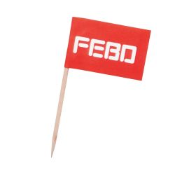 Mini Pique drapeau cocktail personnalisé 70 mm Fabriqué en Europe