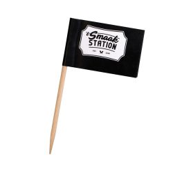 Mini Pique drapeau cocktail personnalisé 70 mm Fabriqué en Europe