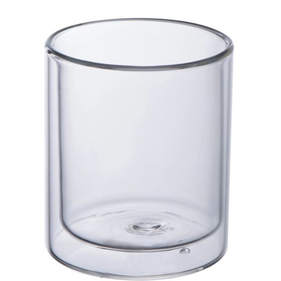 Tasse à cappucino personnalisée en verre double paroi 200 ml