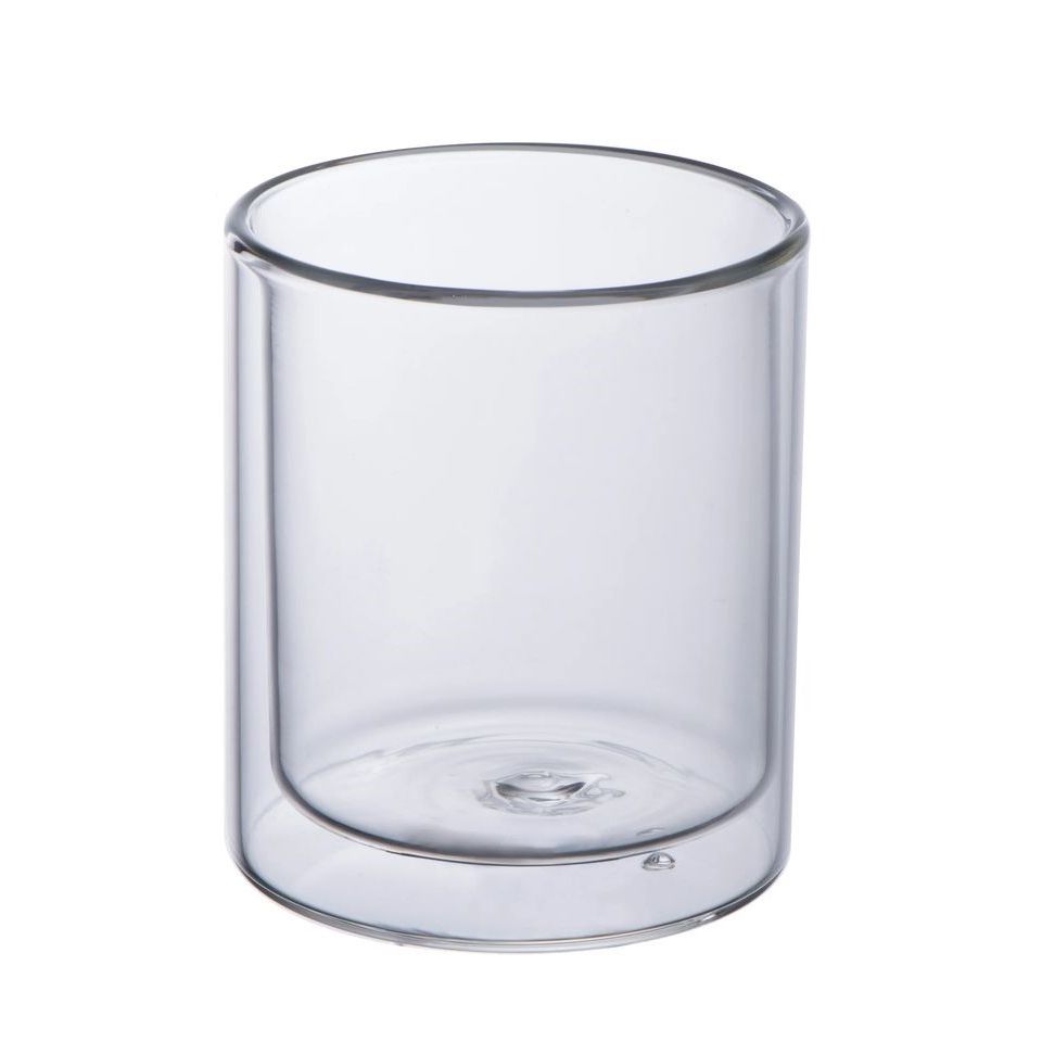 Tasse à cappucino personnalisée en verre double paroi 200 ml