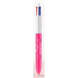 StyloBIC® personnalisable fabriqué en France 4 couleurs Rose