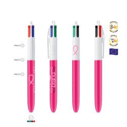 StyloBIC® personnalisable fabriqué en France 4 couleurs Rose