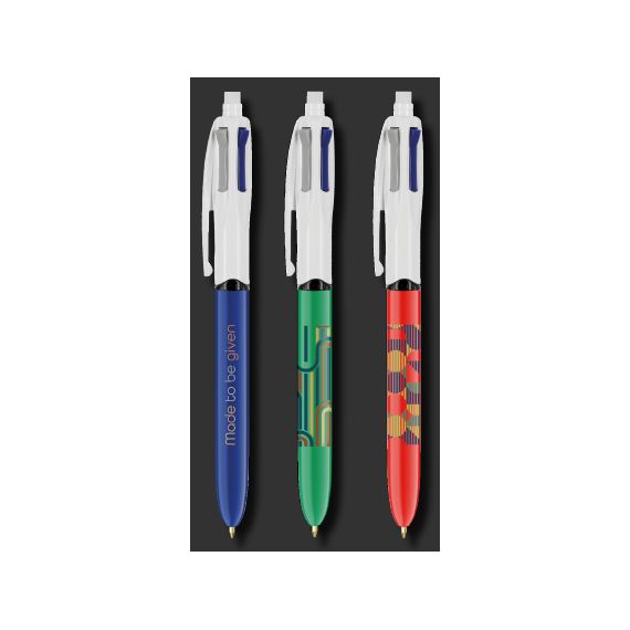 StyloBIC® personnalisable 3 couleurs et porte-mine Inspire