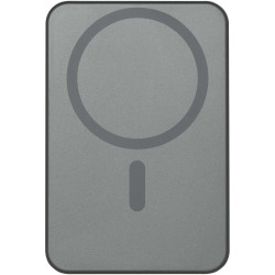Batterie externe publicitaire magnétique Avis 5000 mAh en aluminium recyclé RCS