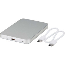 Batterie externe publicitaire magnétique Avis 5000 mAh en aluminium recyclé RCS