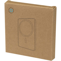 Batterie externe publicitaire magnétique Avis 5000 mAh en aluminium recyclé RCS
