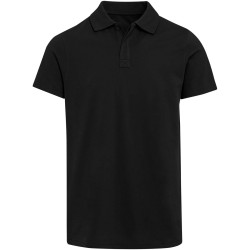 Polo publicitaire bio recyclé certifié OCS de 180 g/m² Graphite à manches courtes unisexe