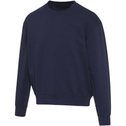 Pull publicitaire unisexe OCS en coton bio oversize à col rond Boris de 280 g/m2