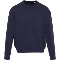 Pull publicitaire unisexe OCS en coton bio oversize à col rond Boris de 280 g/m2